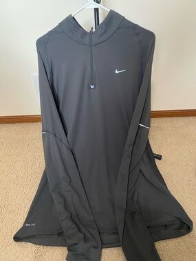 Nike Black Half-Zip Performance Pullover